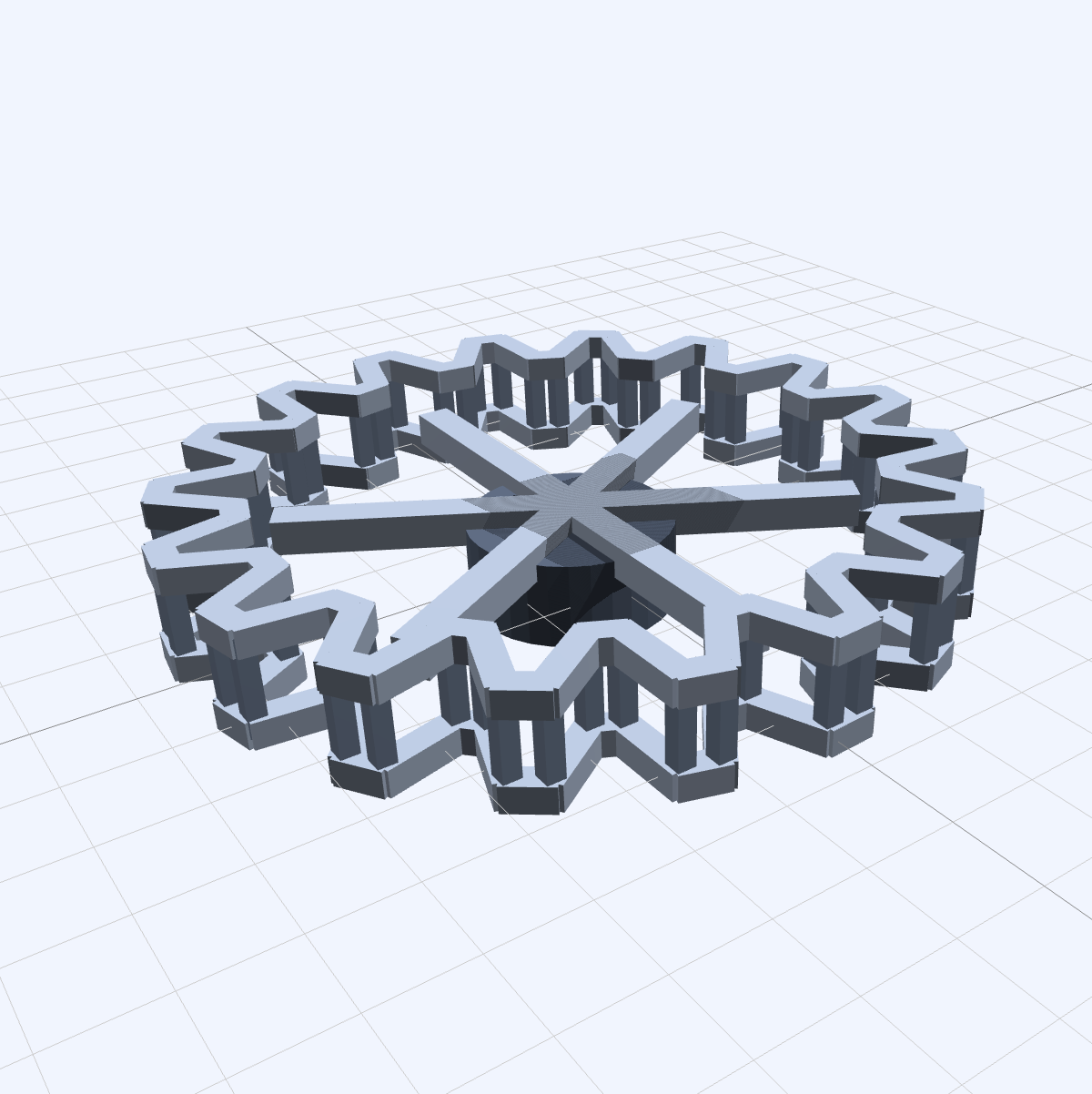 Mechanical involute gear with teeth